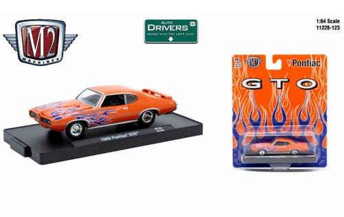 M2 Machines Auto-Drivers 1:64 R107 1969 Pontiac GTO Judge